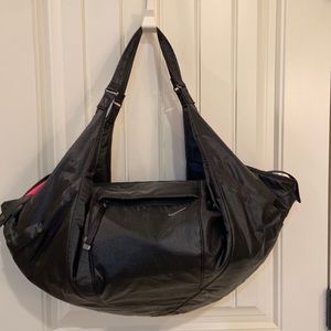 Nike black athletic duffel bag